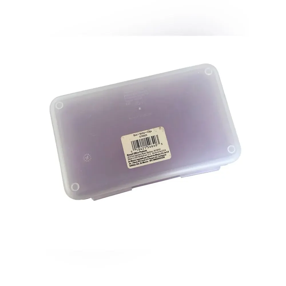Spacemaker Vintage 90s Purple & Clear Pencil Case Box